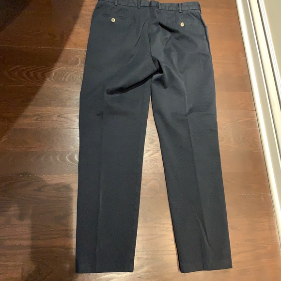 Men's Incotex  100% cotton dark Navy casual pant - Picture 7 of 9